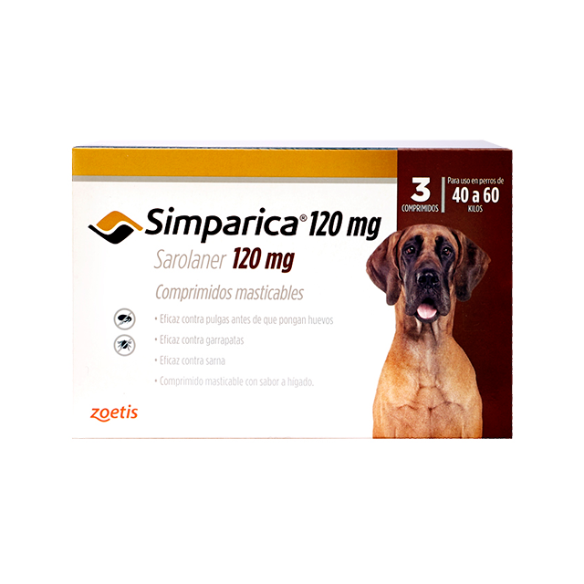 Simparica Antiparasitario para Perros - 3 comprimidos 
