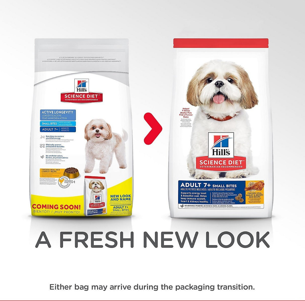 Hill's "Small Bites" Perro Adulto +7 Años