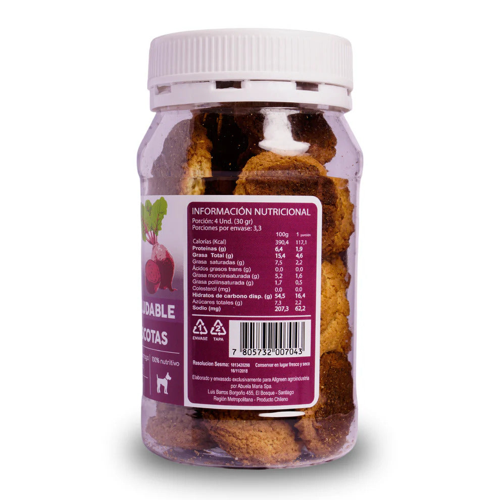 AllGreen Galletas de Matico y Betarraga para Mascotas