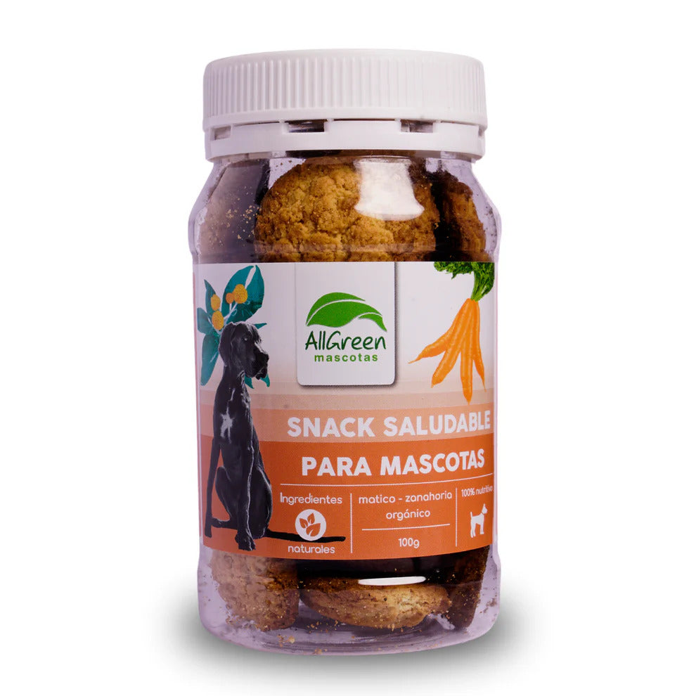 AllGreen Galletas de Matico y Zanahoria para Mascotas