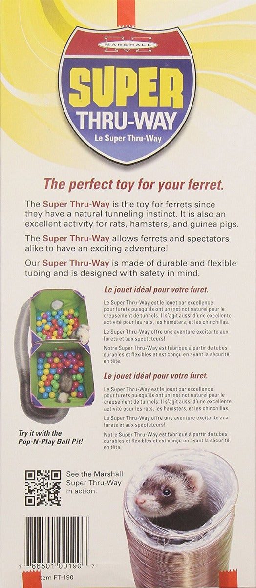 Túnel de Juguete "Super Thru-Way" para Hurón