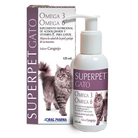 Suplemento Superpet Omega 3 y 6 para Gatos
