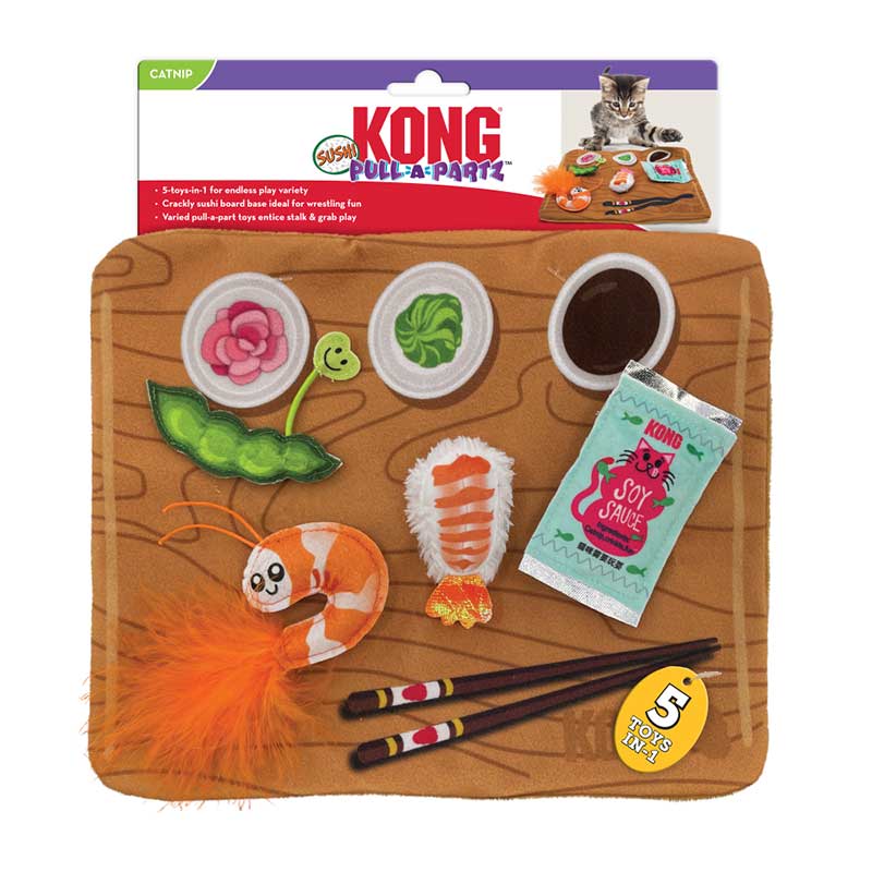 Juguete Tabla de Sushi KONG Pull-A-Partz