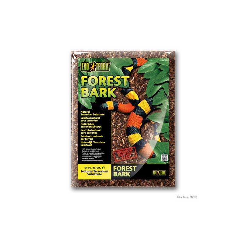 Sustrato Corteza de Bosque para Terrarios Tropicales