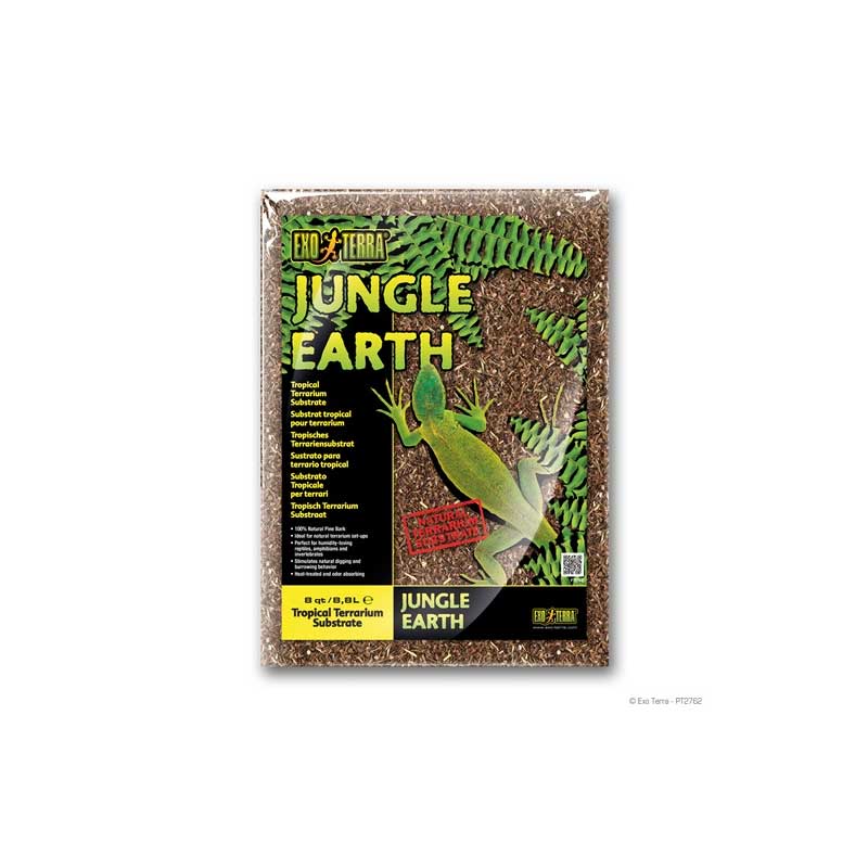 Sustrato Jungle Earth para Terrarios Tropicales