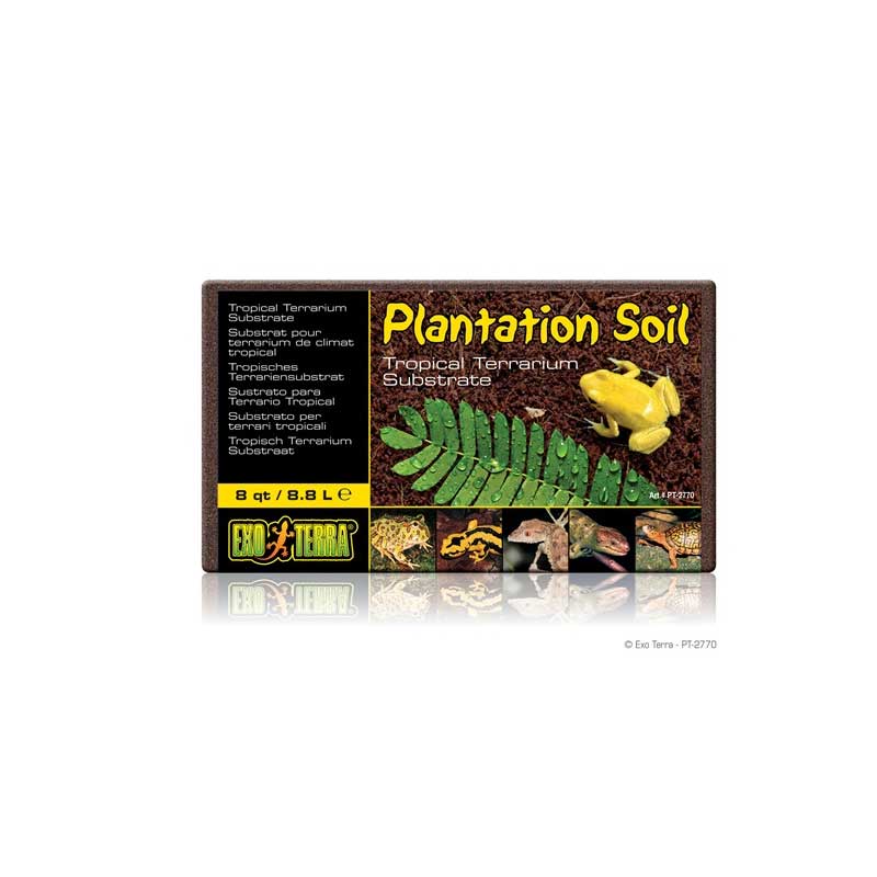 Sustrato Plantation Soil para Terrarios Tropicales