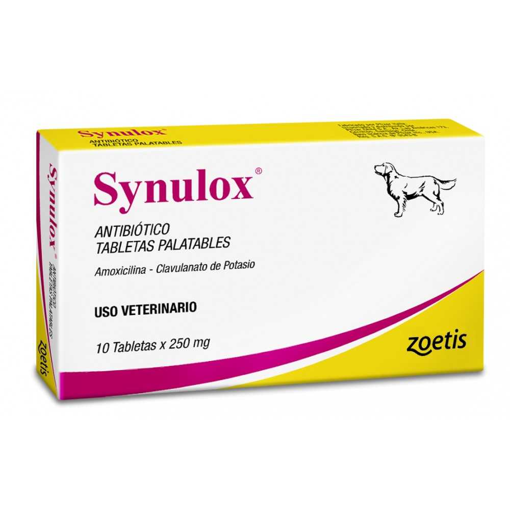 Synulox 250 mg - 10 tabletas