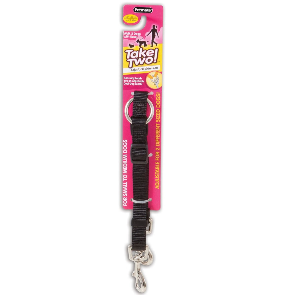 Traílla Dual "Take Two" para Pasear 2 Perros