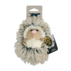 Tall Tails Peluche Erizo Pequeño con Sonido para perros, juguete de felpa con diseño de erizo beige y gris, rostro bordado y textura mullida