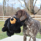Tall Tails Peluche Sin Relleno Oso Negro juguete para perros con forma de oso negro, tela suave, sin relleno y diseño alargado