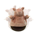 Tall Tails Juguete Rodador armadillo , juguete para perros tipo peluche base rodadora, incluye etiquetas y diseño interactivo