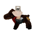 Tall Tails Peluche Interactivo Alce juguete suave para perros con diseño de alce marrón, orejas grandes y detalle a cuadros