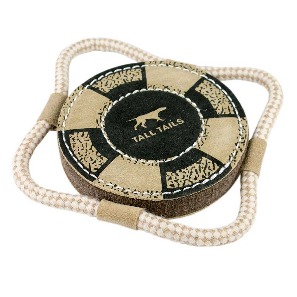 Juguete Salvavidas de Cuero Natural Tall Tails