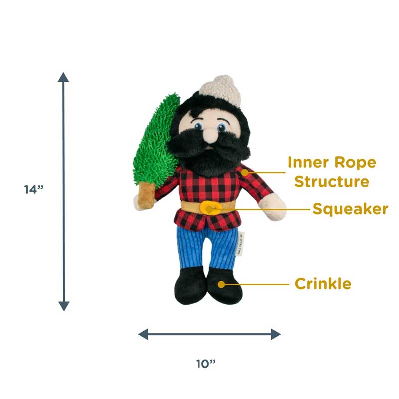 Peluche Leñador Paul Bunyan con Sonido y Cuerda Interior Tall Tails