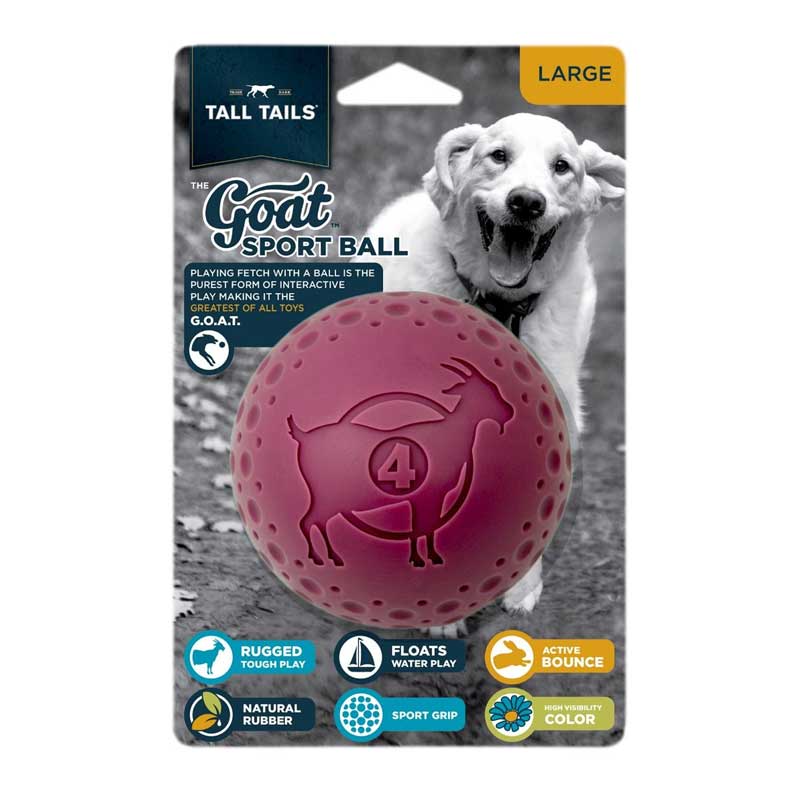 Juguete Pelota de Caucho Natural Tall Tails