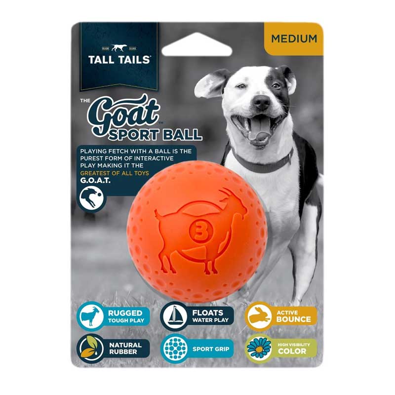 Juguete Pelota de Caucho Natural Tall Tails - Large