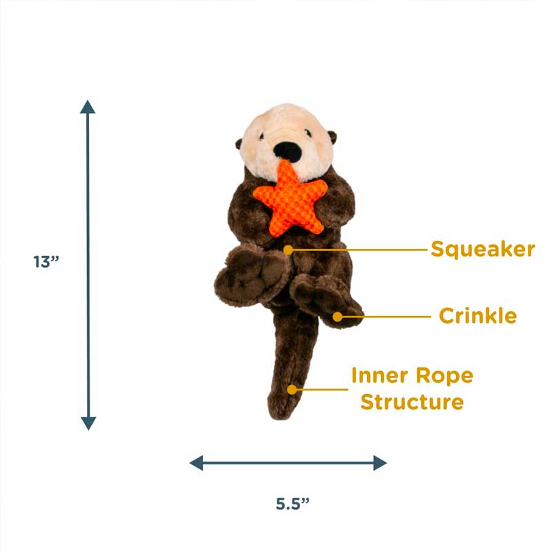 Peluche Nutria con Sonido y Cuerda Interior Tall Tails