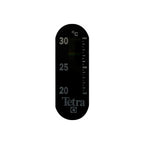 Tetra TH 30 Termómetro de Acuario en blíster original con termómetro adhesivo de cristal líquido para controlar la temperatura.