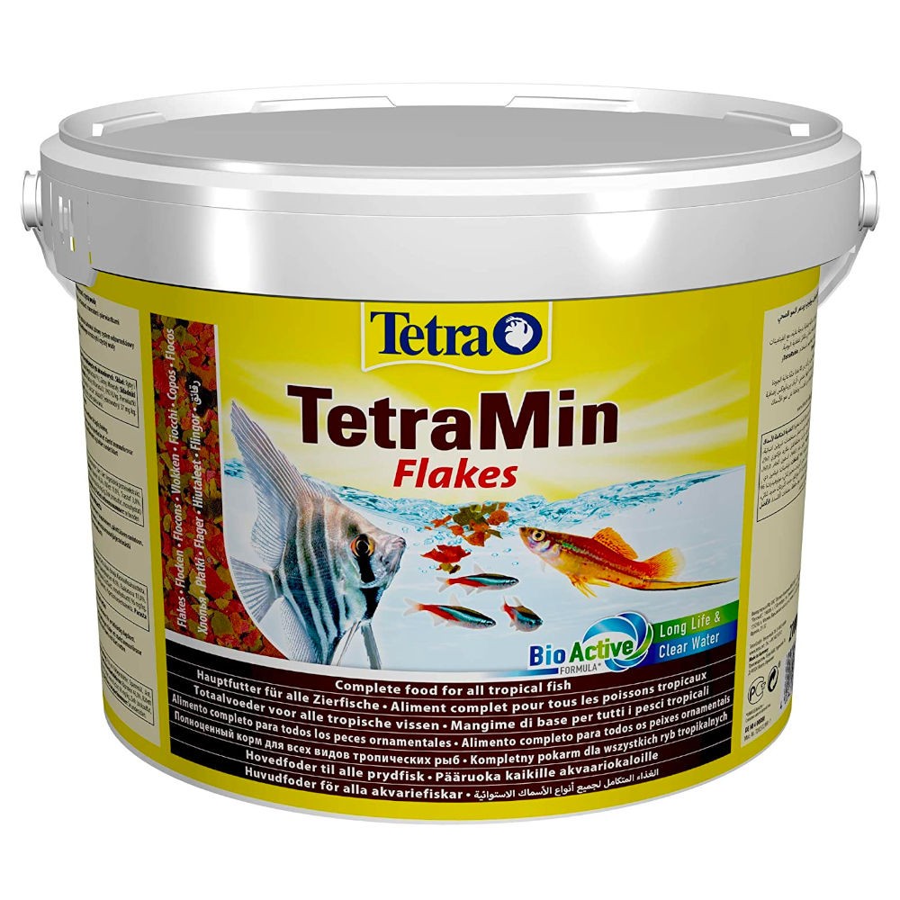 Alimento para Peces Tropicales "TetraMin Flakes" Tetra - 1 litro / 200 gramos