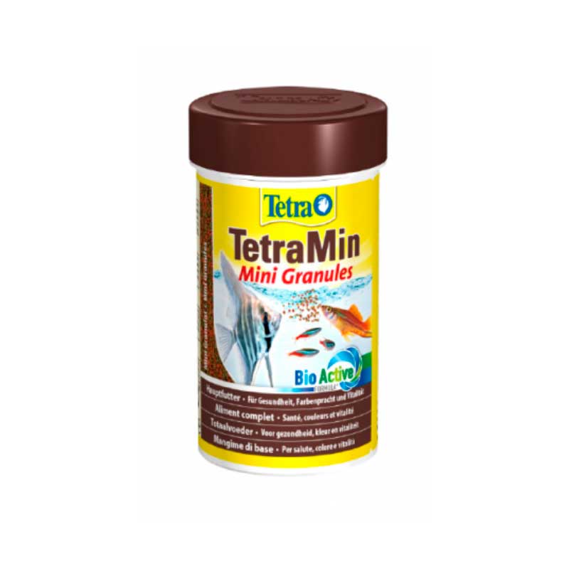 Tetra TetraMin Mini Granules Alimento para Peces Tropicales 100 ml