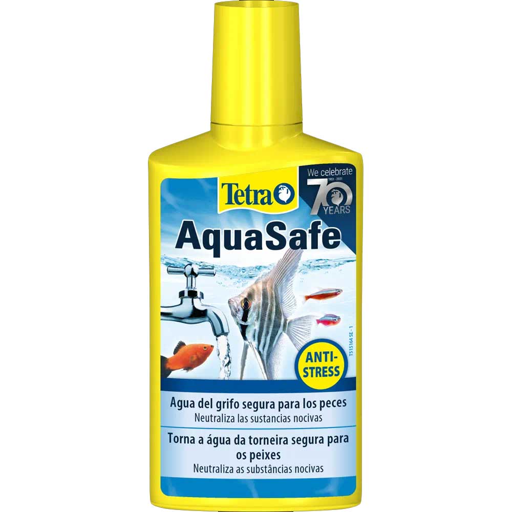 Líquido para Agua de Llave "AquaSafe" Tetra - 250 ml
