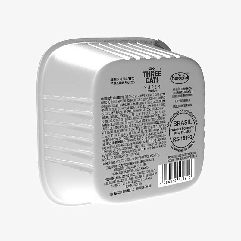 Paté Three Cats Carne para Gatos 90 g
