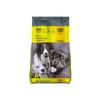 Three Dogs Original para Perros Razas Medianas y Grandes 20 Kg bolsa amarilla con tres perros adultos y receta pollo carne arroz