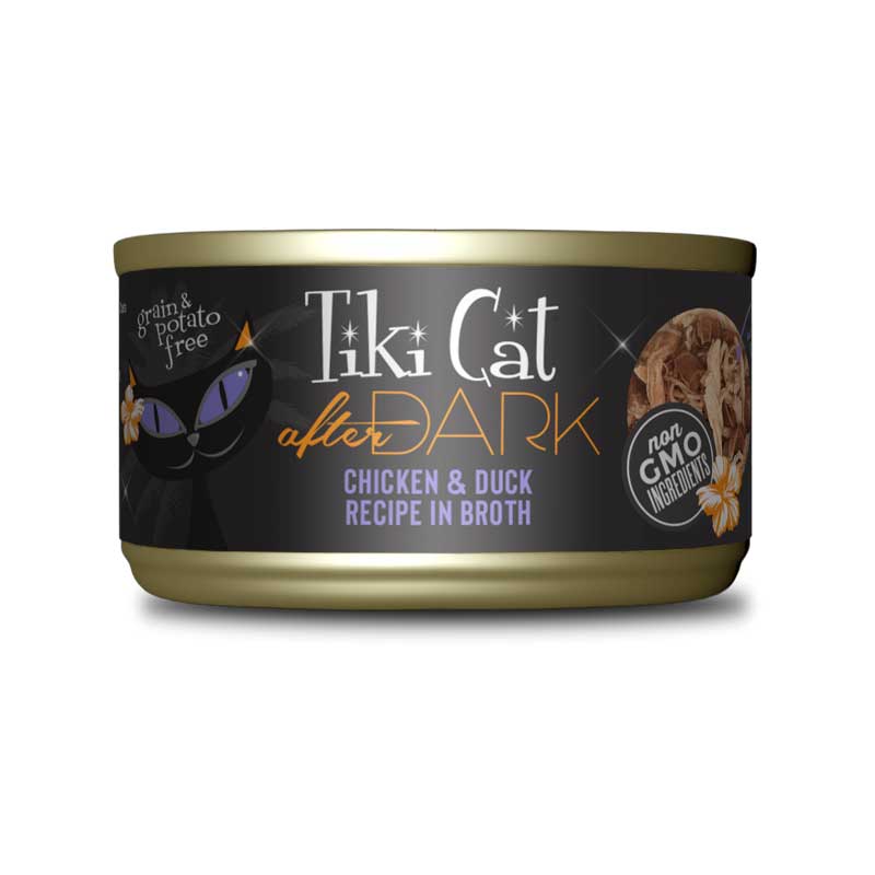 Tiki Cat Lata After Dark Pollo y Pato para Gatos 80g