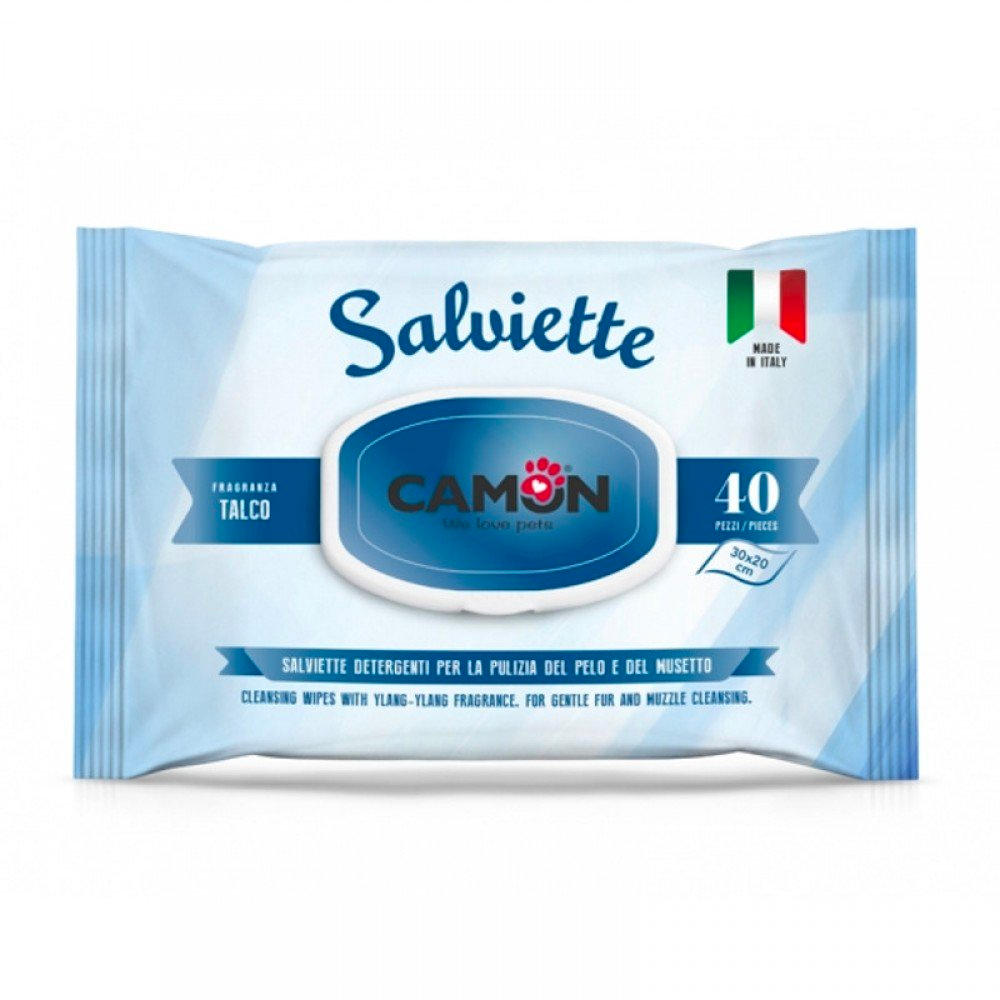 Toallitas humedas de "Talco" Camon