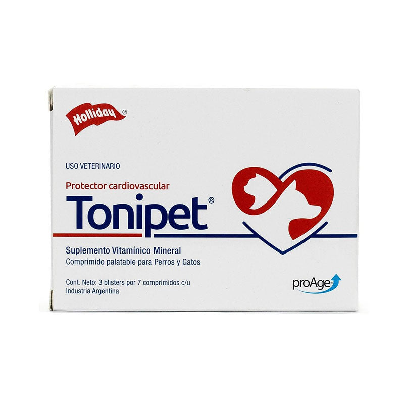 Tonipet Protector Cardiovascular para Perros y Gatos 21 Comprimidos