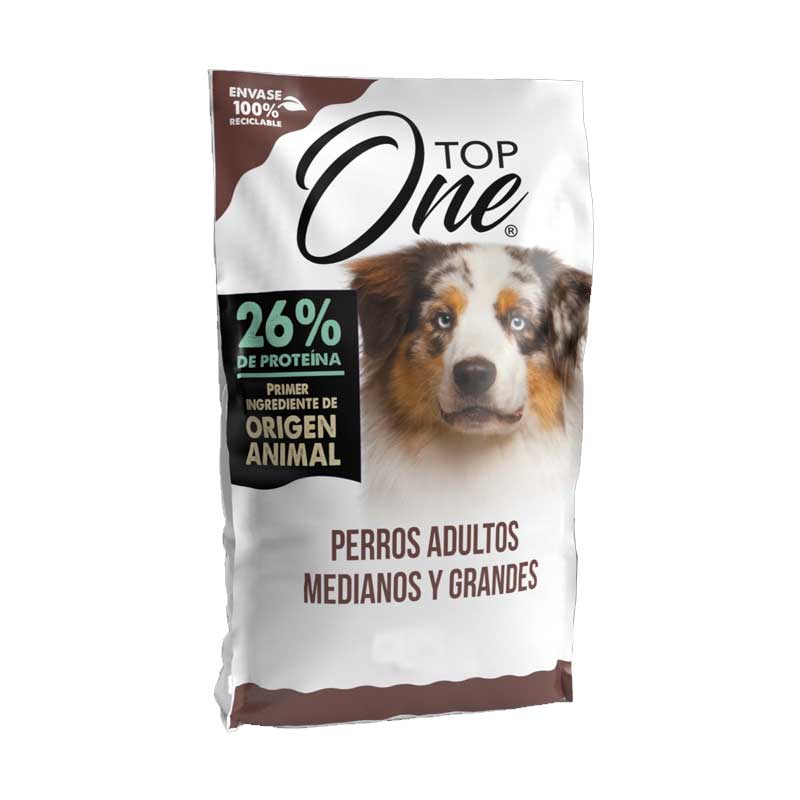 Top One para Perros Razas Medianas y Grandes - 18 Kg