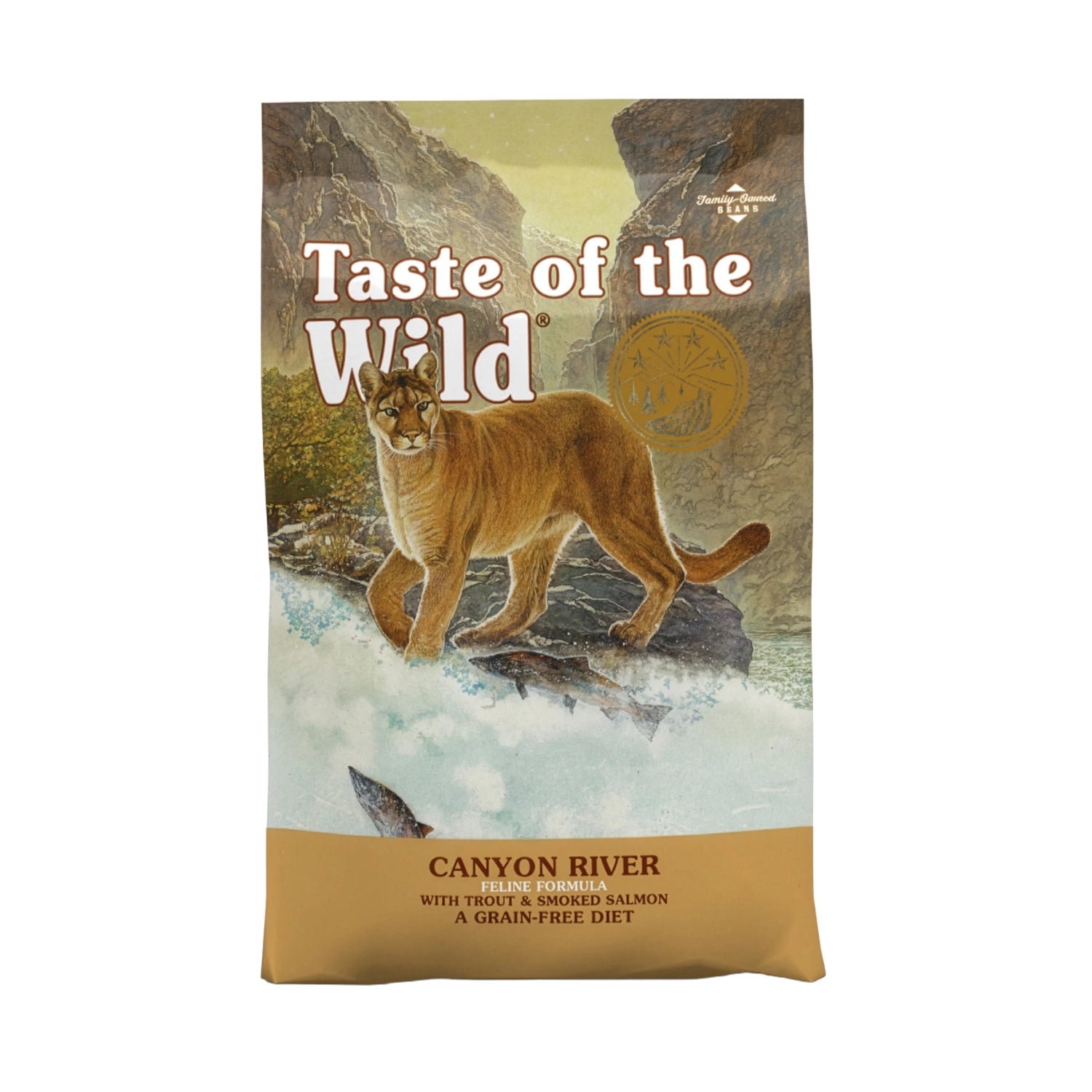 Taste of the Wild Canyon River para Gatos alimento seco en bolsa con puma y río, receta con trucha y salmón sin granos