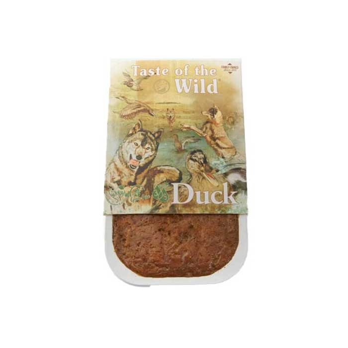 Taste of the Wild Tray Pato para Perros 390 g