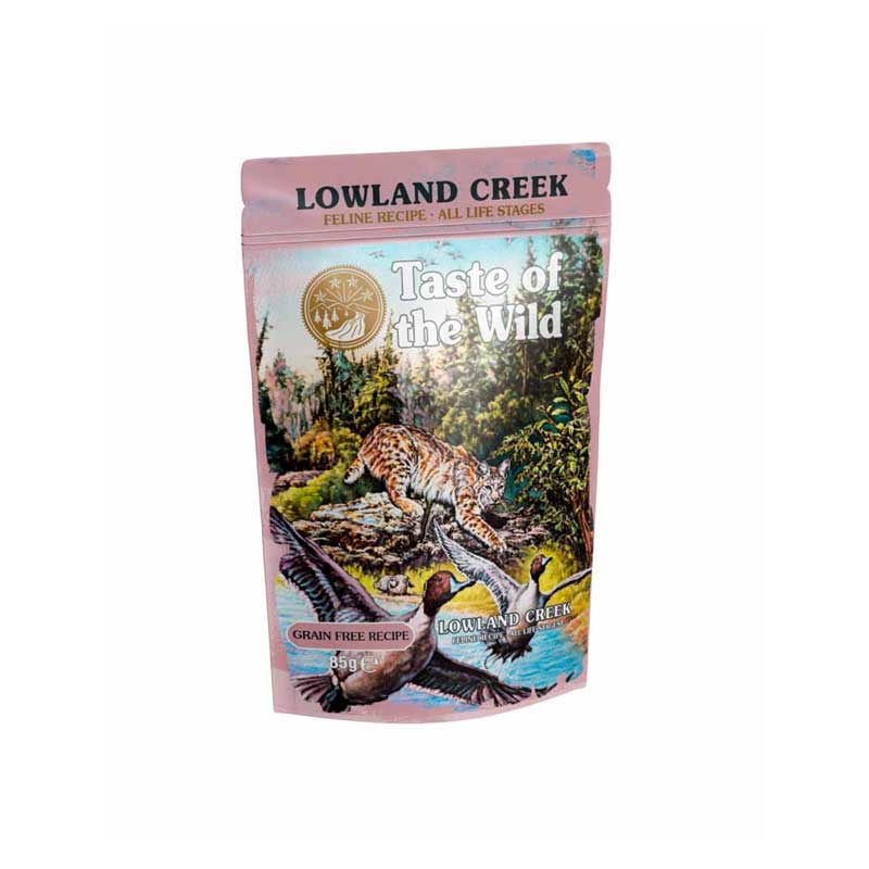 Taste of the Wild Pouch Lowland Creek para Gatos 85 g