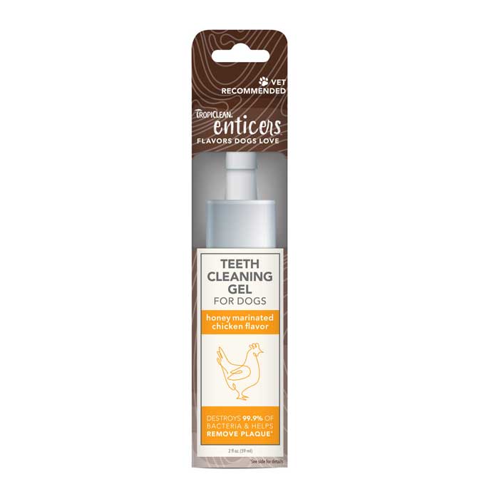 Tropiclean Enticers Gel Dental Pollo Miel para Perros 59 ml