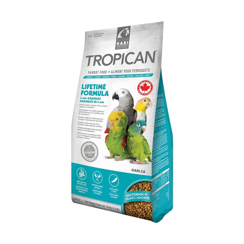 Tropican Mantención Gránulos Loros  - 11,34 Kg