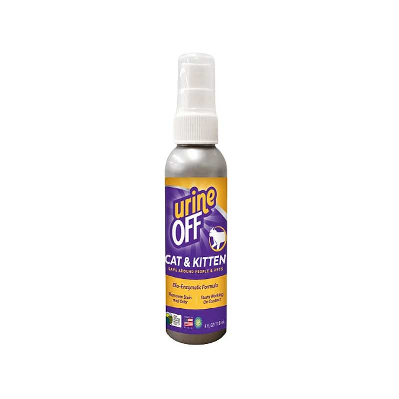 Urine Off Eliminador de Manchas y Olores de Gato - 118 ml