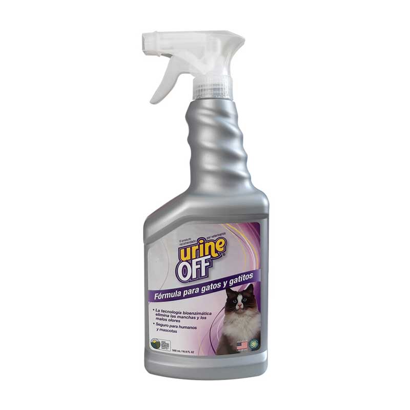 Urine Off Eliminador de Manchas y Olores de Gato - 500 ml
