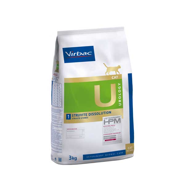 Gato Urology Struvite Dissolution Virbac HPM - 1,5 Kg