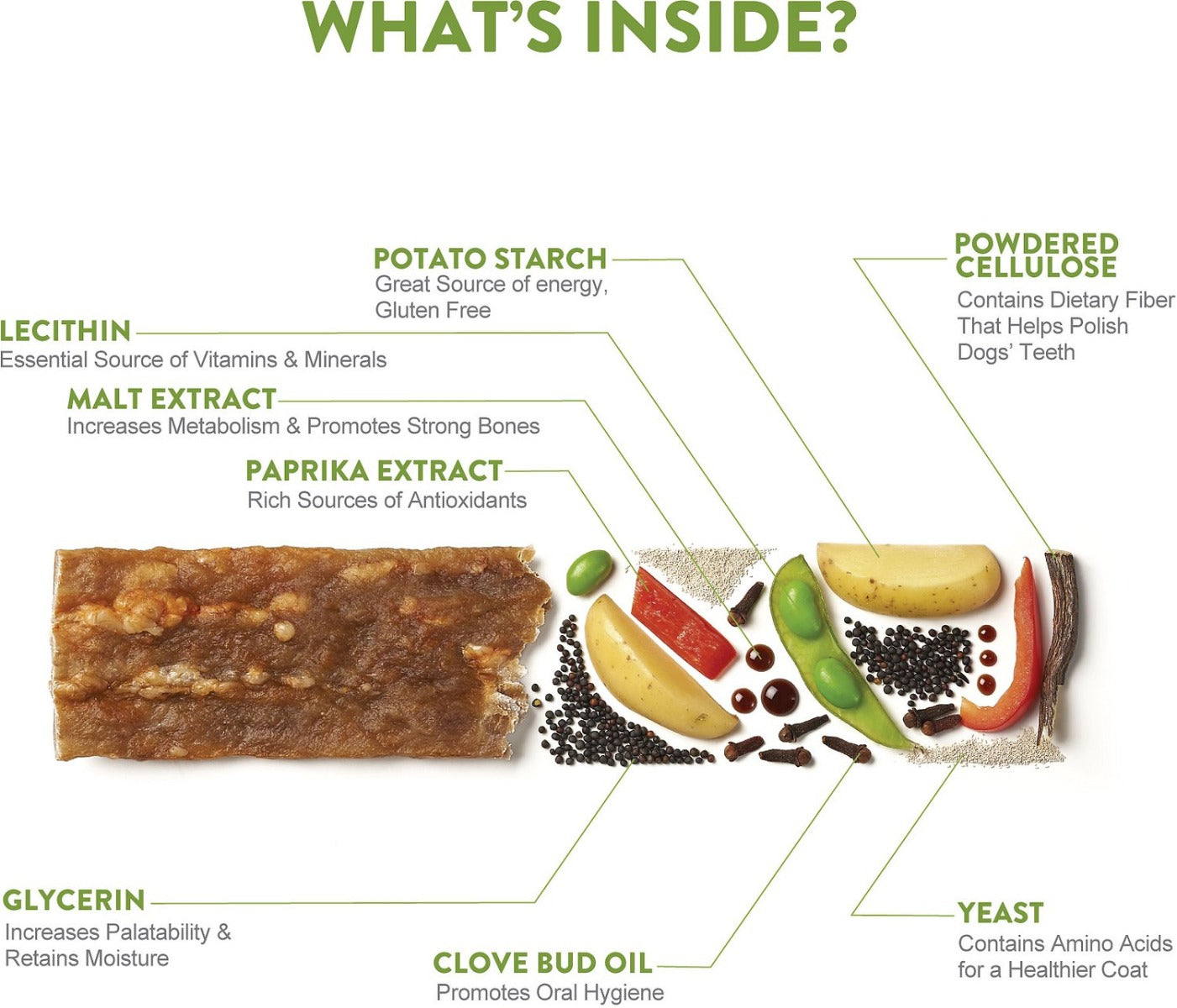 Snack "Veggie Sausage" Whimzees - S: 28 Uds. L: 7 uds / S: Perros 7-12 kg