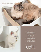 Vesper Cabana Catit Blanco y Roble