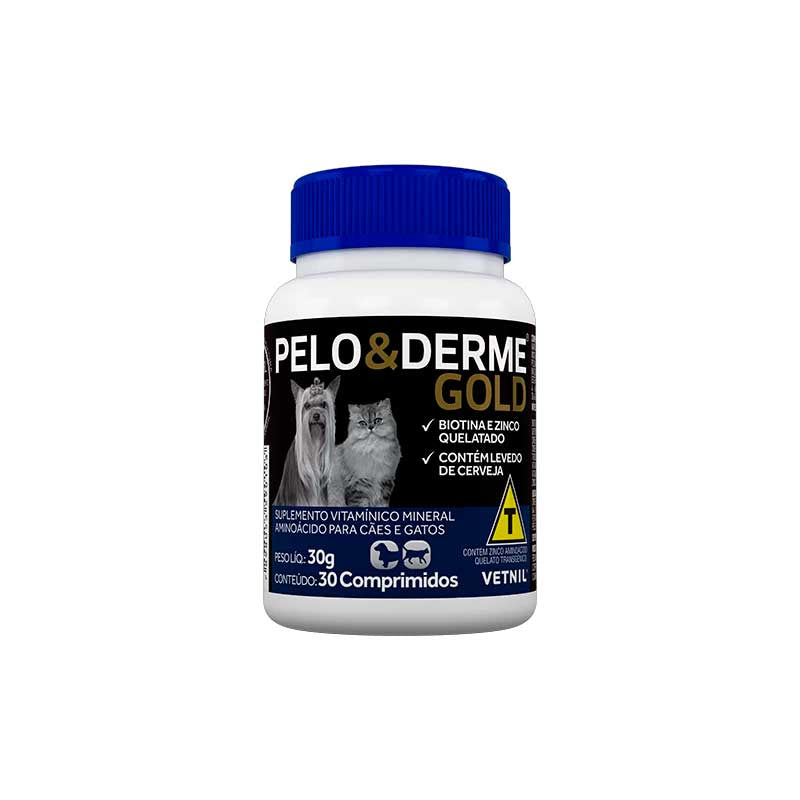 Pelo & Derme Gold Suplemento 30 comprimidos