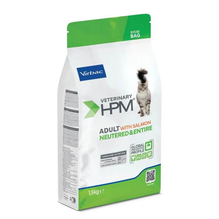 Virbac HPM Neutered Gato Adulto de Salmón 7 Kg
