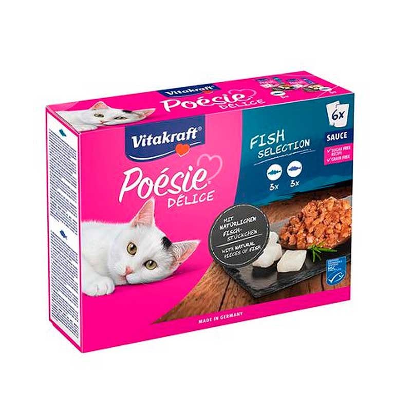 Vitakraft Poésie Delice Multipack Pescados 6 x 85 g