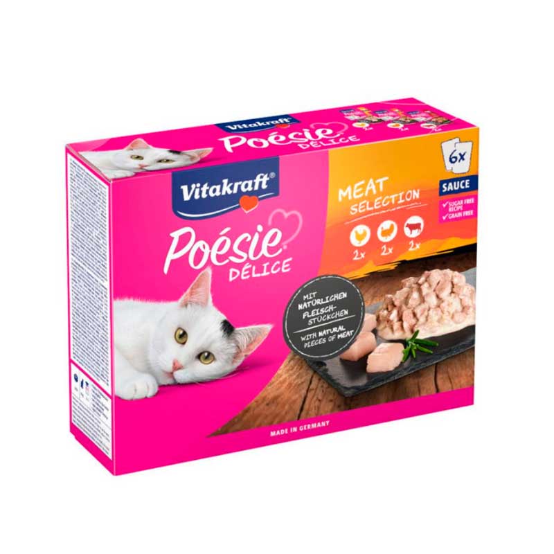 Vitakraft Poésie Delice Multipack Carnes 6 x 85 g