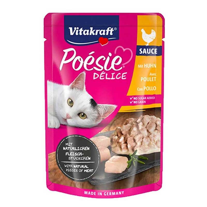 Vitakraft Poésie Pouch Pollo para Gatos 85 g