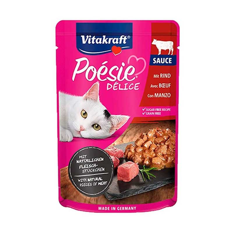 Vitakraft Poésie Pouch Carne para Gatos