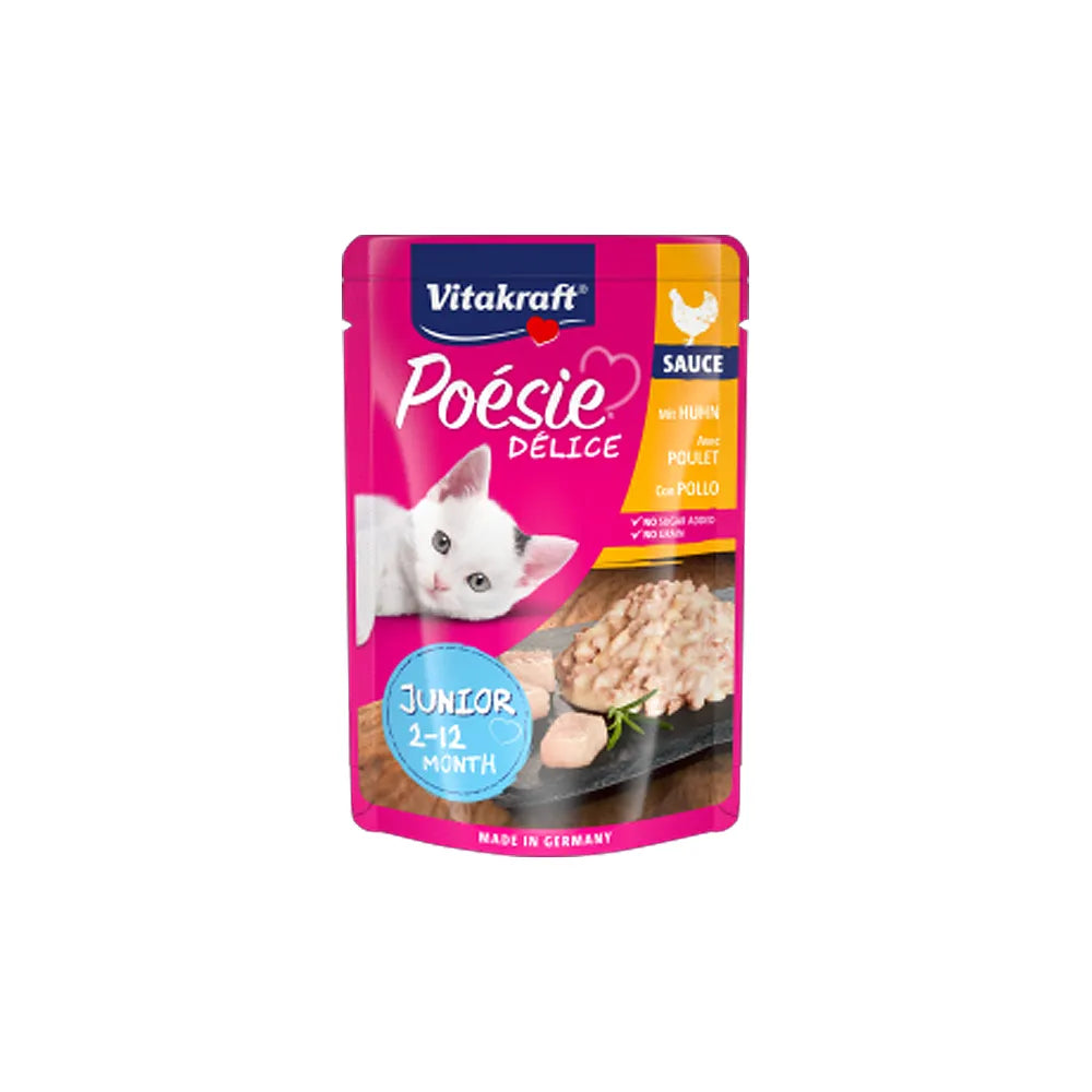 Vitakraft Poésie Pouch Pollo para Gatitos 85 g
