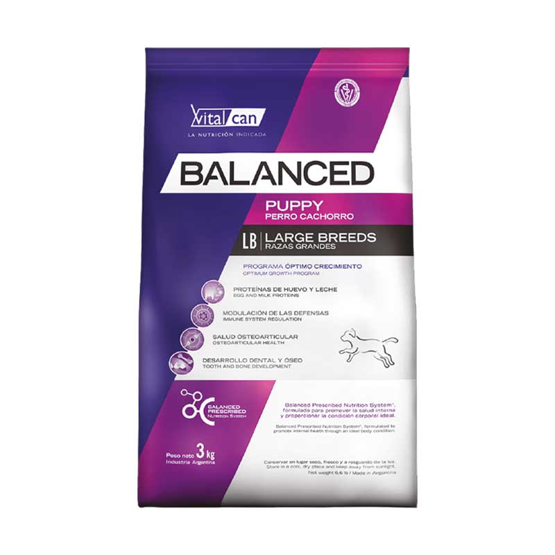 Vitalcan Balanced para Cachorros Razas Grandes - 15 Kg