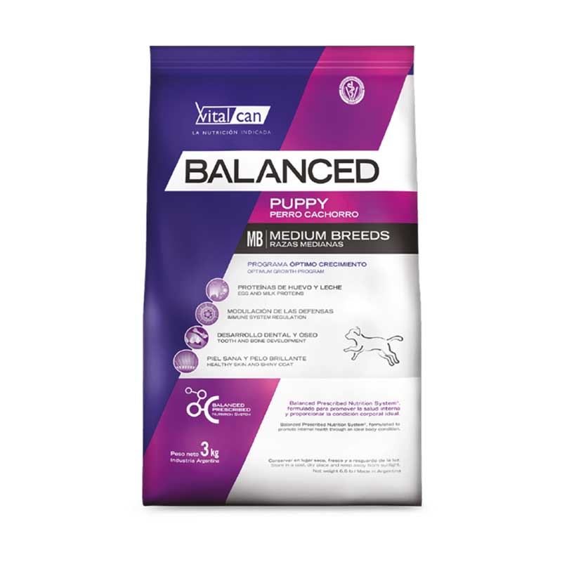 Vitalcan Balanced para Cachorros Razas Medianas